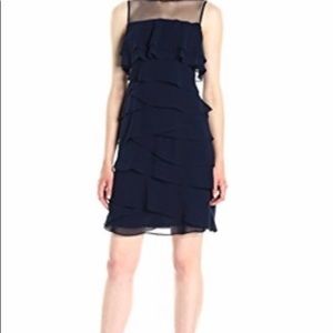 Adrianna Papell Tiered Sheath Dress size 8